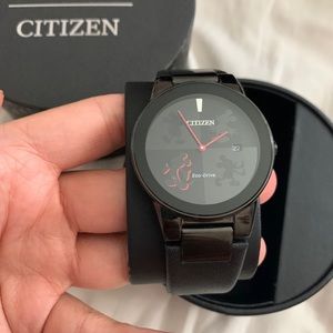 Citizen Men’s Mickey Mouse leather watch BNIB 🐭